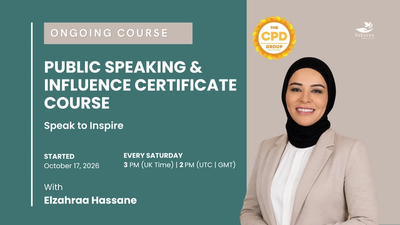 Public Speaking & Influence Certificate Course